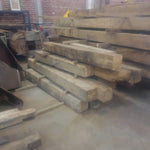 Load image into Gallery viewer, Antique rough sawn oak beams Columbia Missouri barn 50 dollars a linear foot
